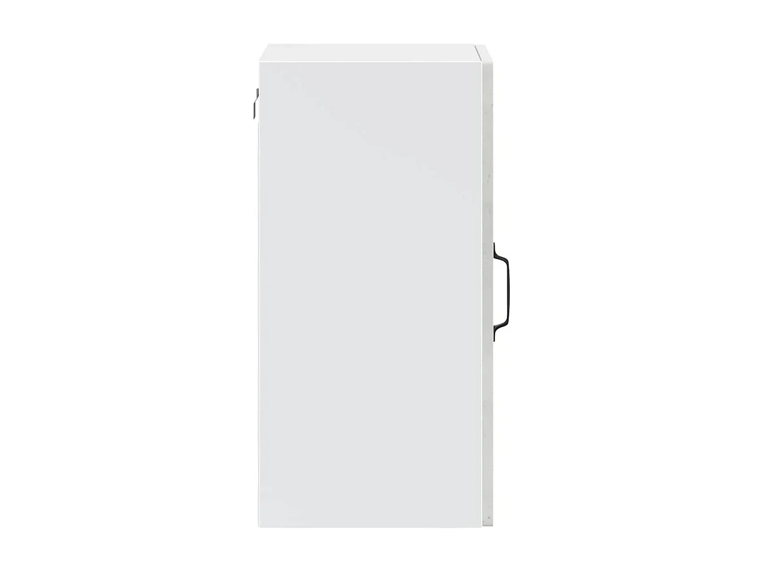 Armoire murale de cuisine avec porte en verre Porto gris béton