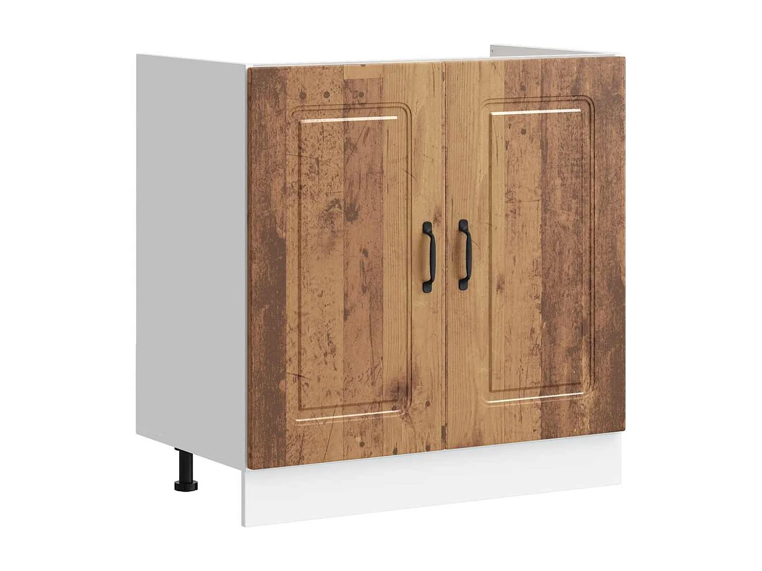 Spoelbakonderkast Kalmar 80x46x81,5 cm bewerkt hout oud hout