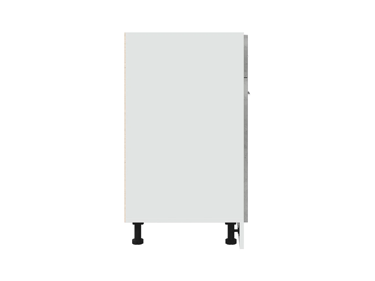 Armoire à tiroirs "Lyon" Gris béton 60 x 46 x 81,5 cm Bois d'ingénierie