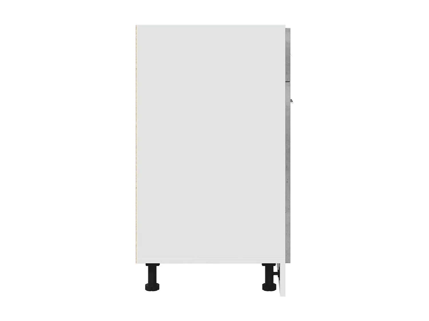 Armoire à tiroirs "Lyon" Gris béton 60 x 46 x 81,5 cm Bois d'ingénierie