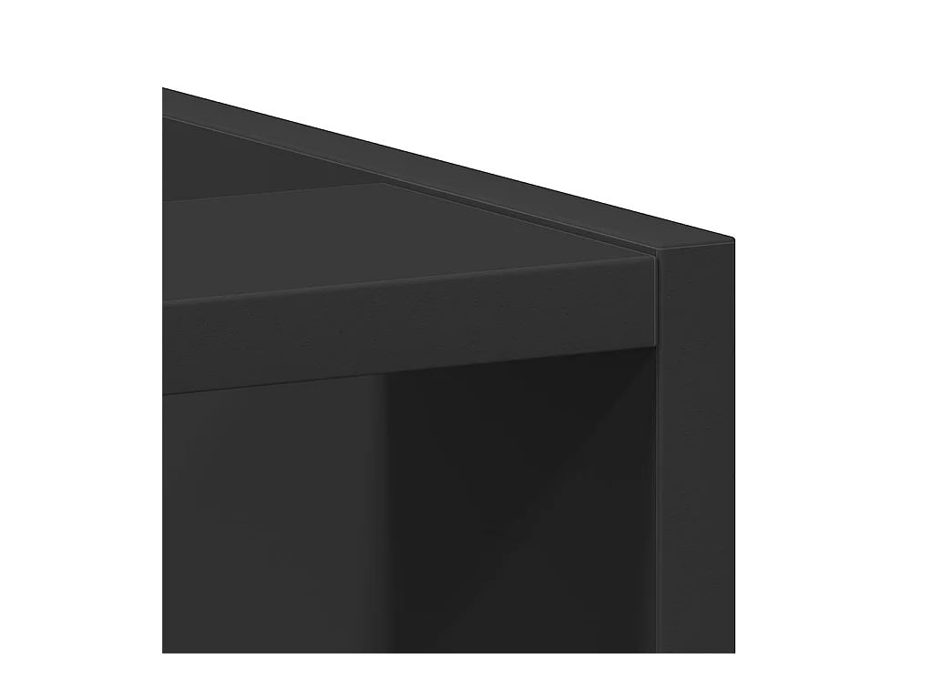 Unterschrank Riga Schwarz 30x44,5x81,5 cm Holzwerkstoff