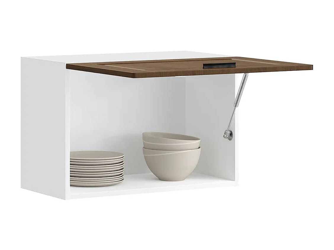 Armoire murale de cuisine Porto chêne marron bois d'ingénierie