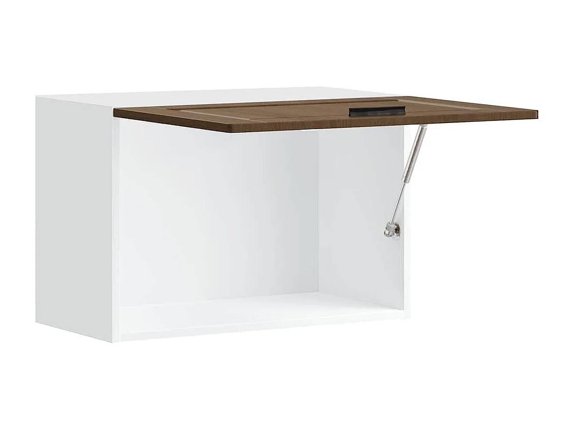 Armoire murale de cuisine Porto chêne marron bois d'ingénierie