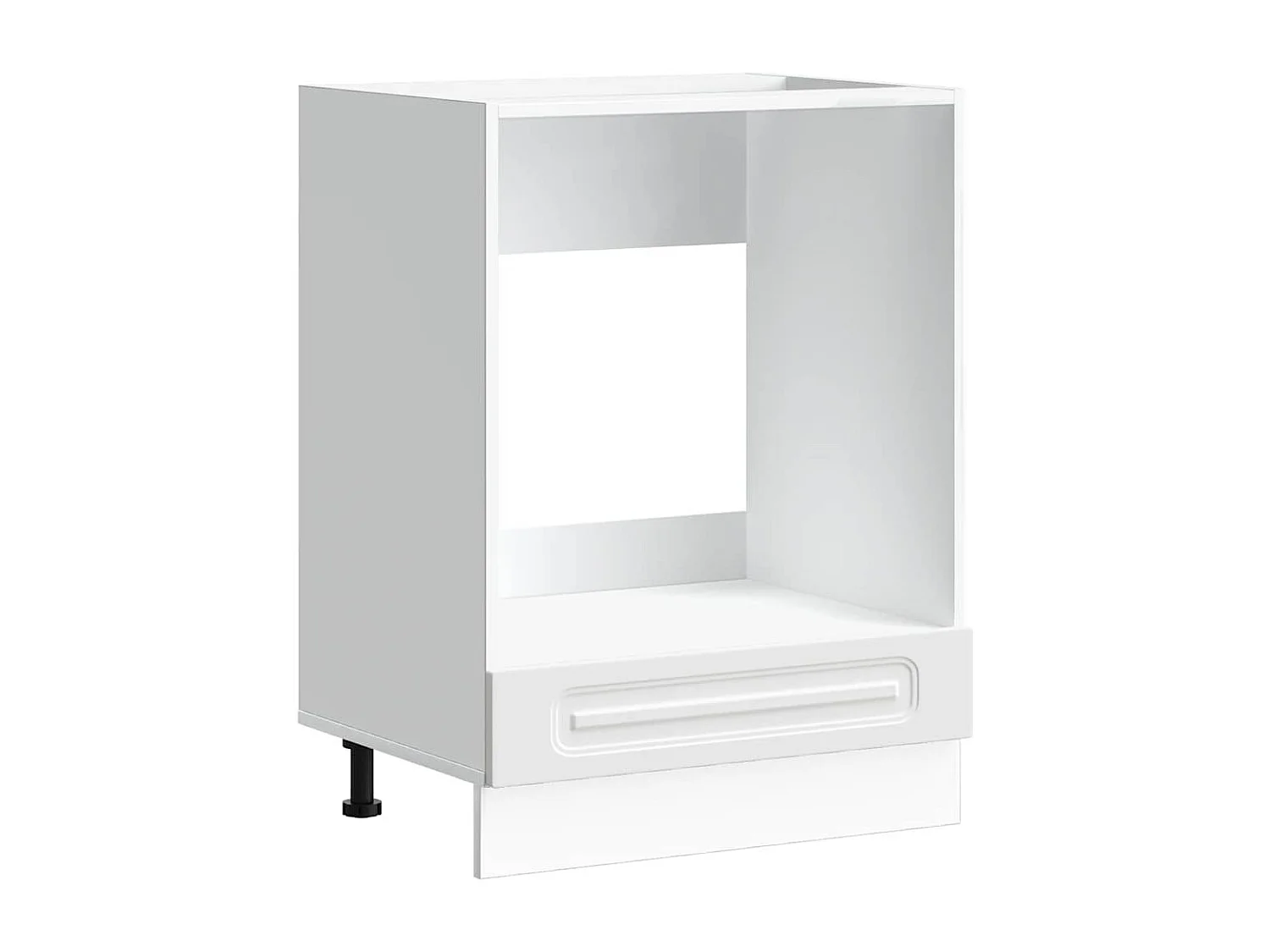 Armoire à four Kalmar blanc bois d'ingénierie