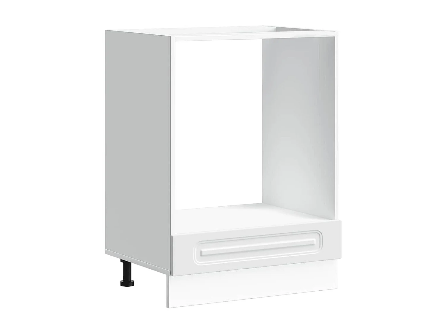 Armoire à four Kalmar blanc bois d'ingénierie