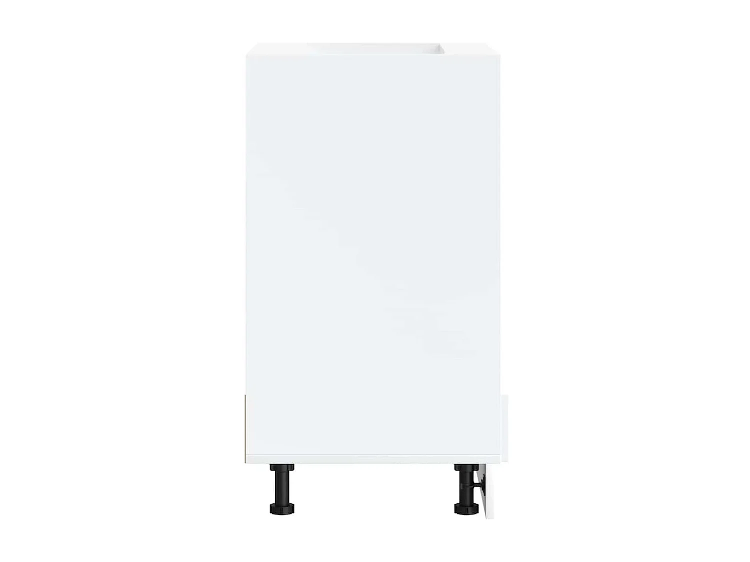 Armoire à four Kalmar blanc bois d'ingénierie