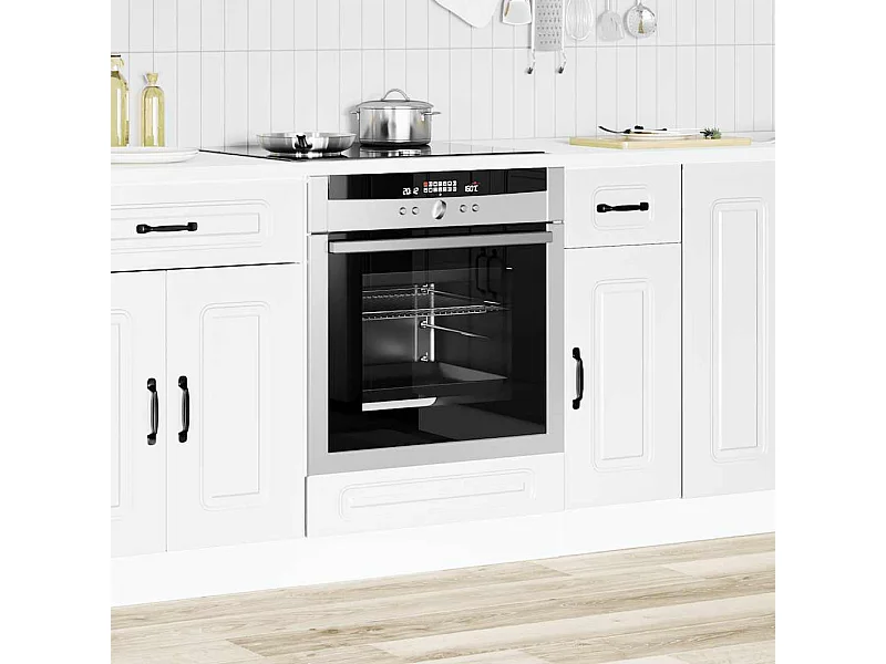 Mueble de horno Kalmar blanco madera reconstituida