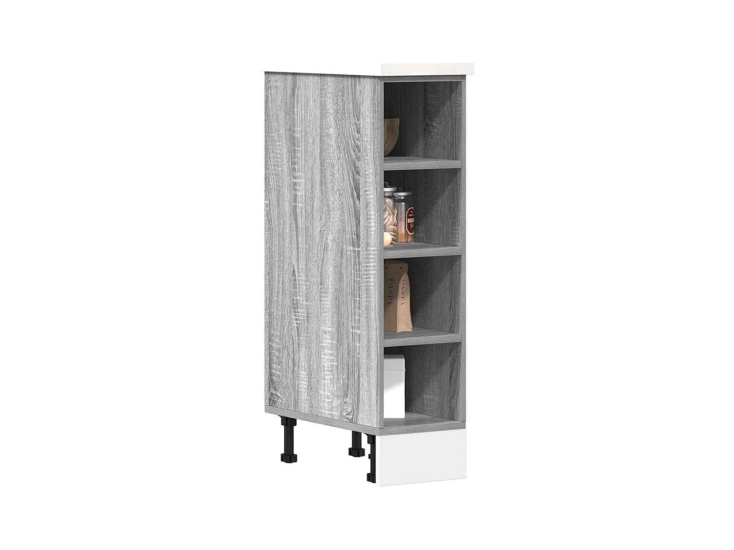 Meuble bas "Riga" Gris Sonoma 20 x 44,5 x 81,5 cm Bois d'ingénierie