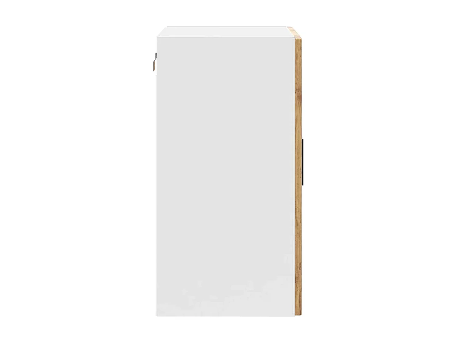 Armoire murale de cuisine avec porte en verre Porto vieux bois