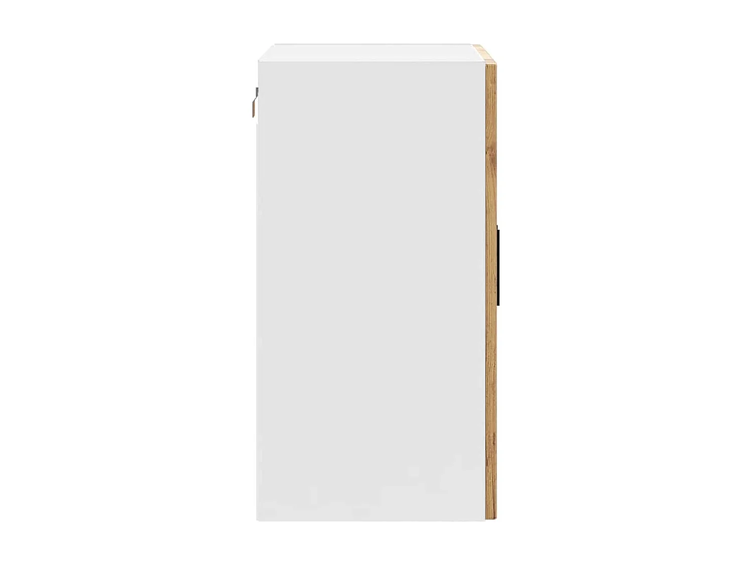 Armoire murale de cuisine avec porte en verre Porto vieux bois