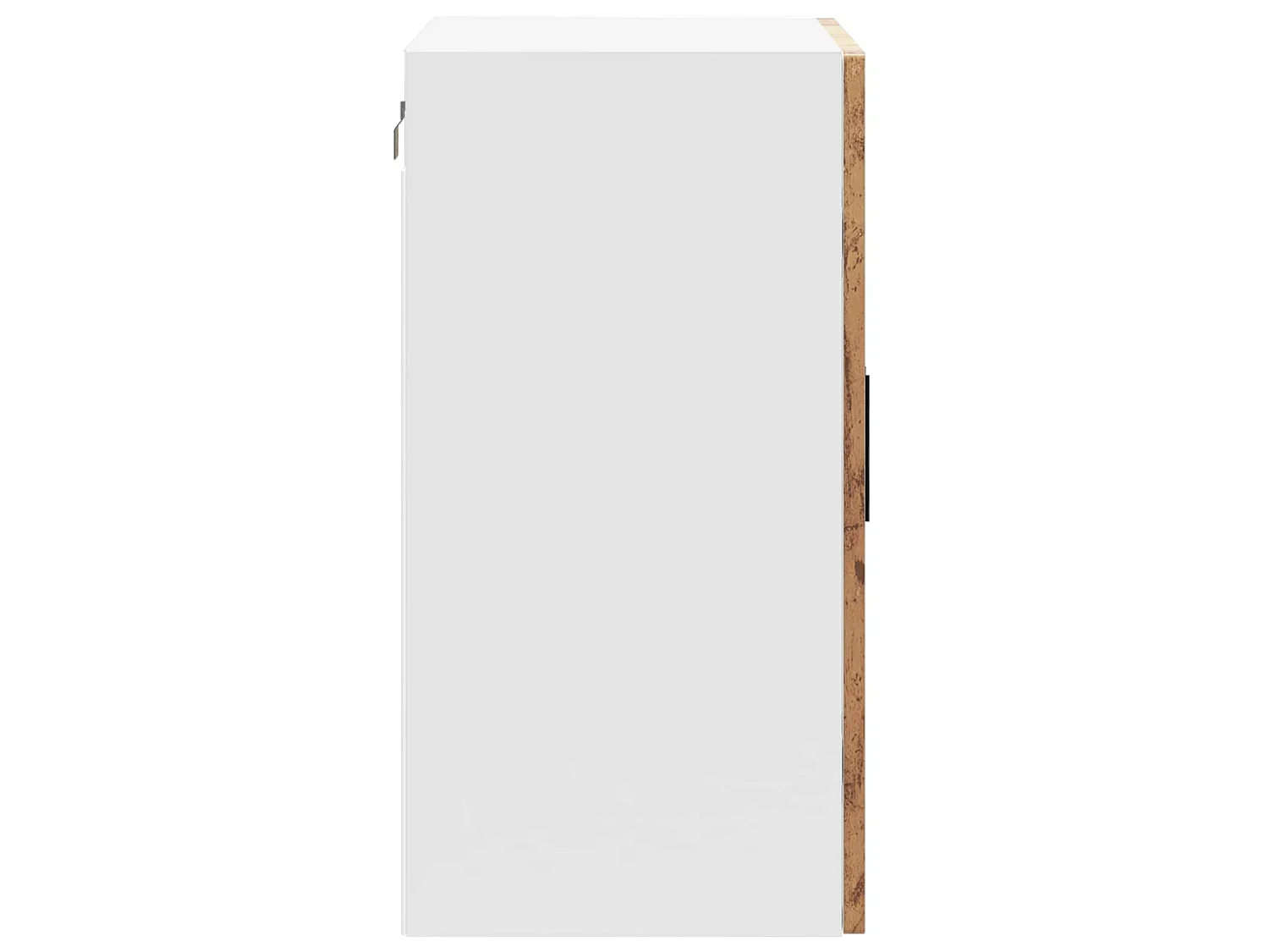Armoire murale de cuisine avec porte en verre Porto vieux bois