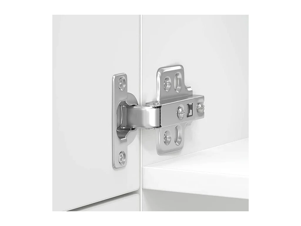 Armoire de cuisine Kalmar blanc bois d'ingénierie