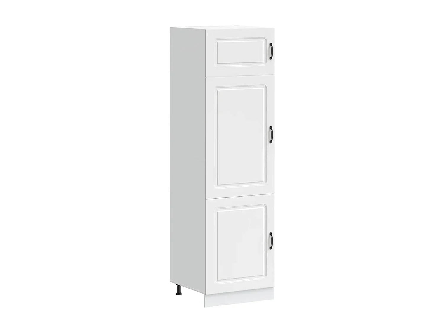 Armoire de cuisine Kalmar blanc bois d'ingénierie