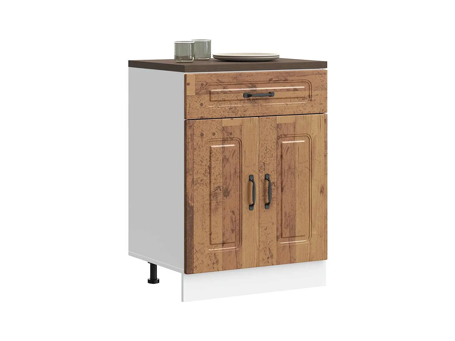 Base da Cucina Kalmar Legno Vecchio in Legno Multistrato