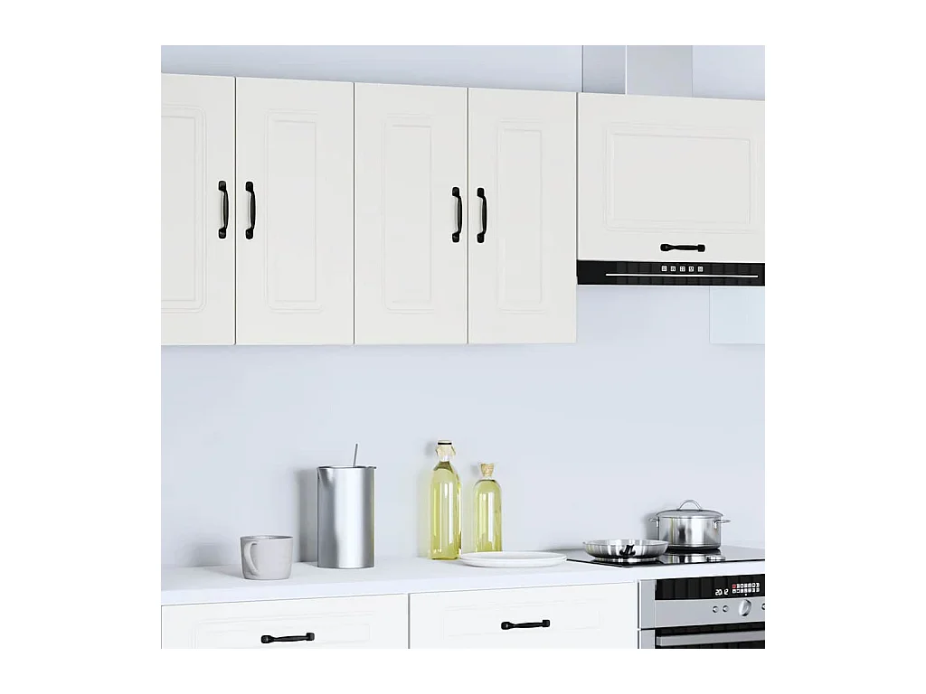 Küchen-Hängeschrank Kalmar Weiß Holzwerkstoff