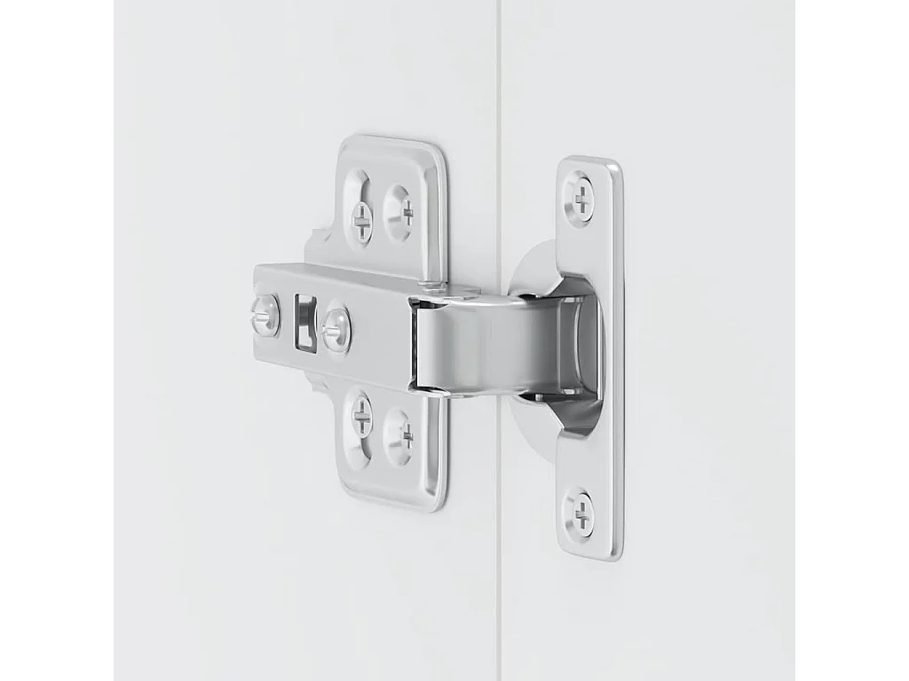 Armoire murale de cuisine Kalmar blanc bois d'ingénierie