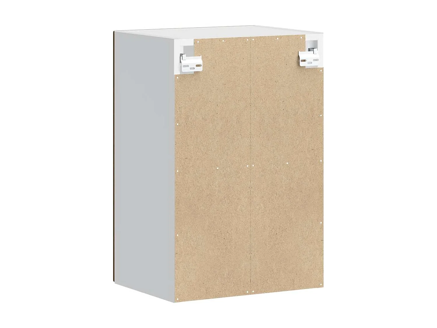 Armoire murale de cuisine et porte en verre Porto chêne marron