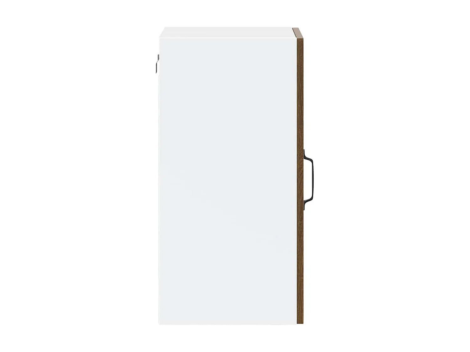 Armoire murale de cuisine et porte en verre Porto chêne marron