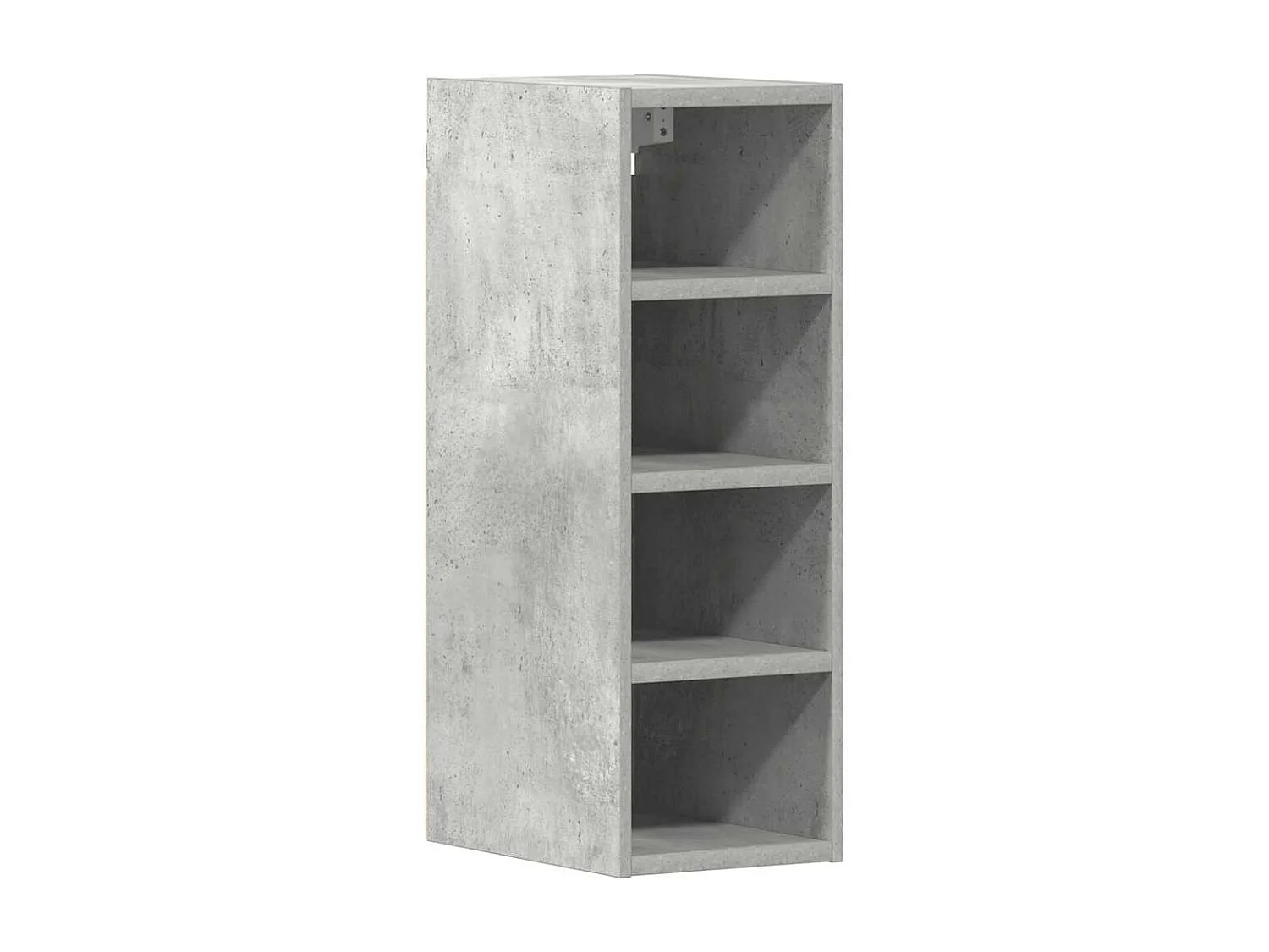 Armoire suspendue "Riga" Gris béton 20 x 29,5 x 60 cm Bois d'ingénierie