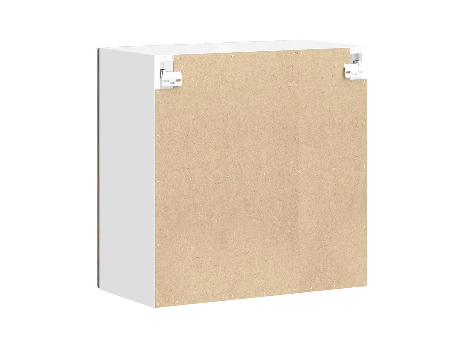 Küchen-Hängeschrank mit Glastür Kalmar Braun Eichen-Optik