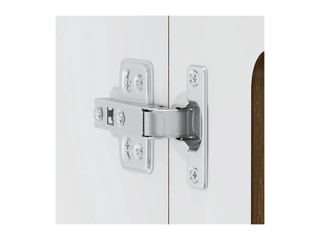 Küchen-Hängeschrank mit Glastür Kalmar Braun Eichen-Optik