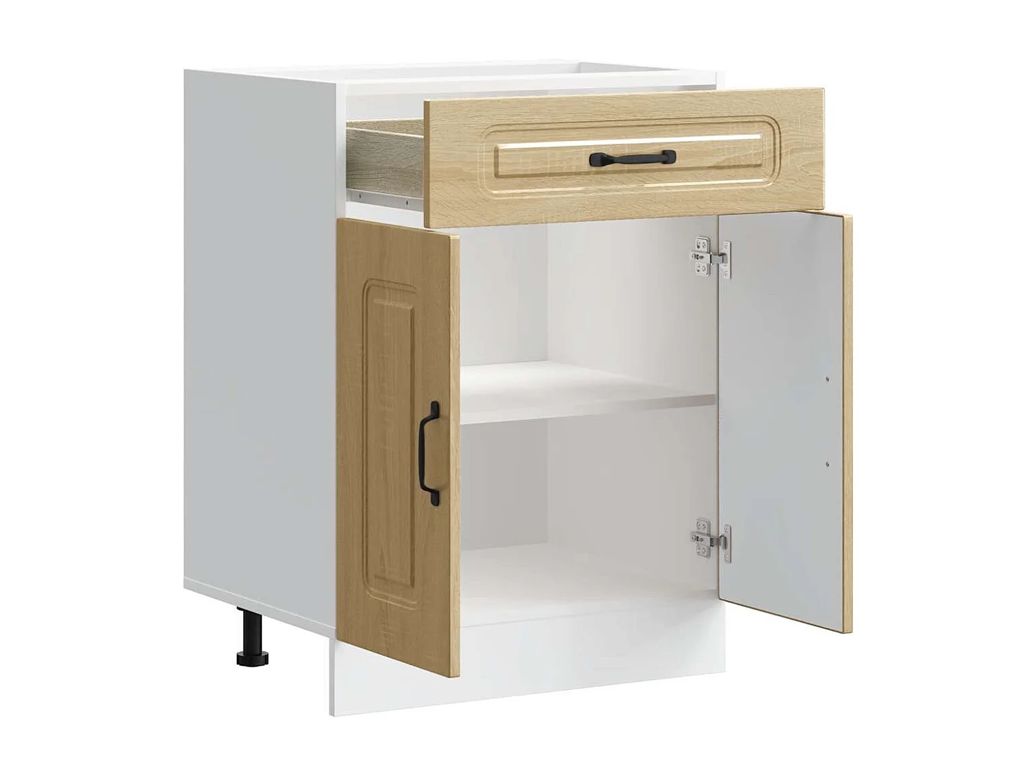 Armoire de cuisine Kalmar chêne sonoma bois d'ingénierie