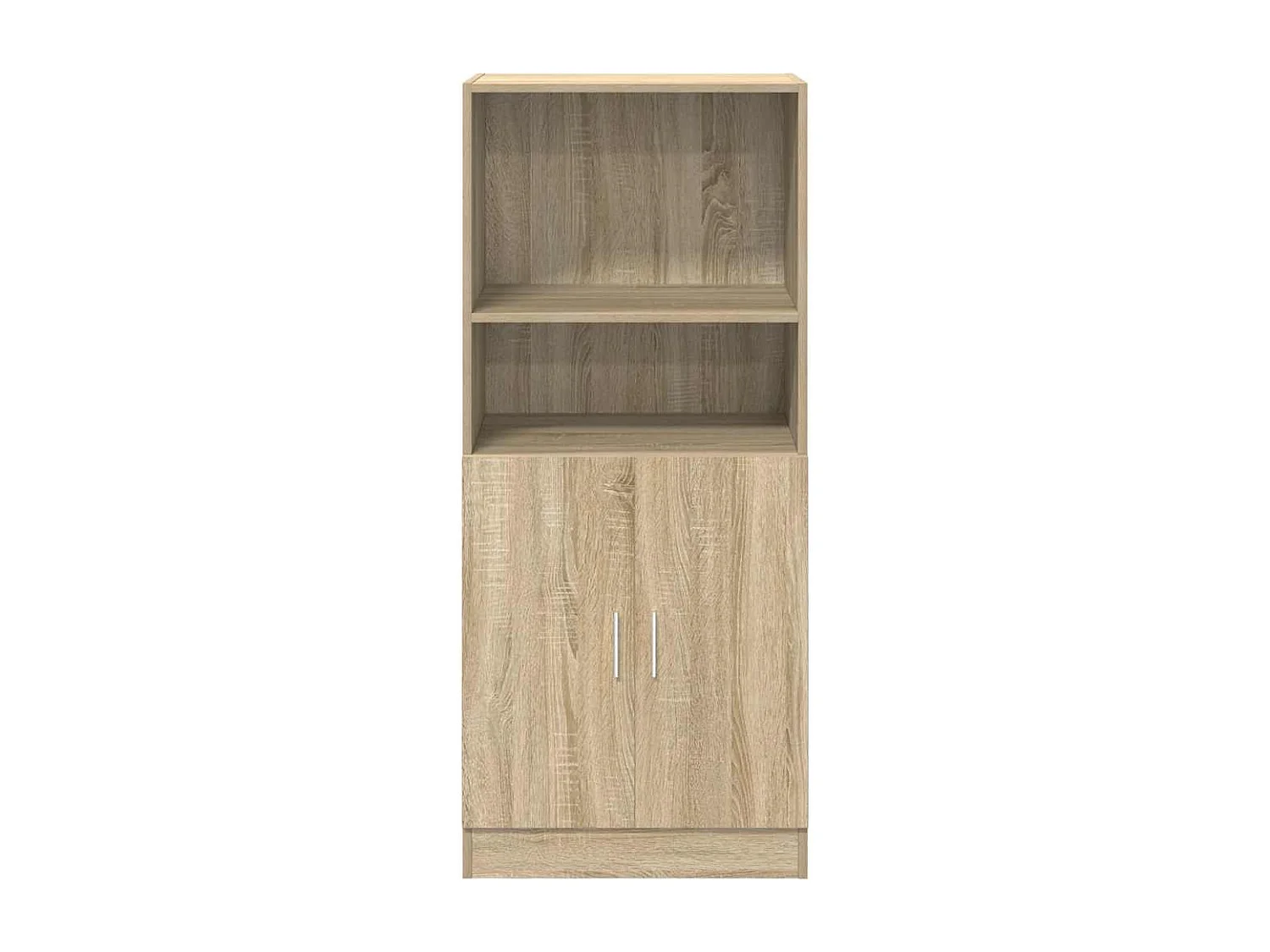 Keukenkast 57x41,5x131,5 cm bewerkt hout sonoma eikenkleurig