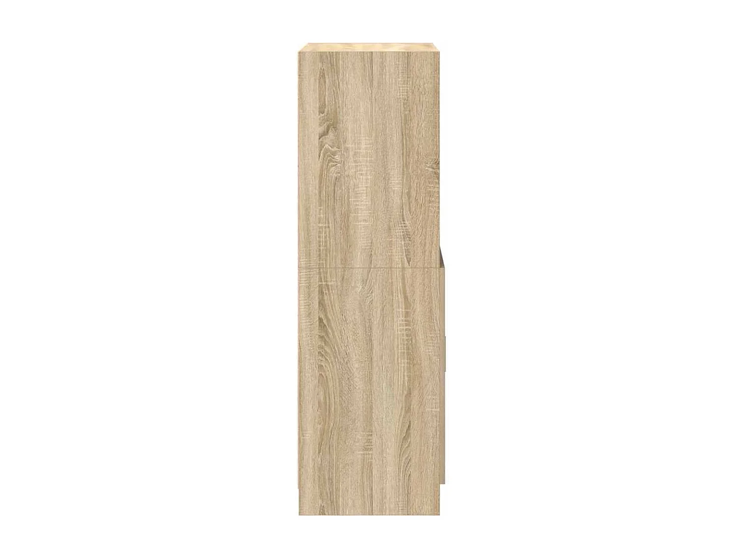 Keukenkast 57x41,5x131,5 cm bewerkt hout sonoma eikenkleurig