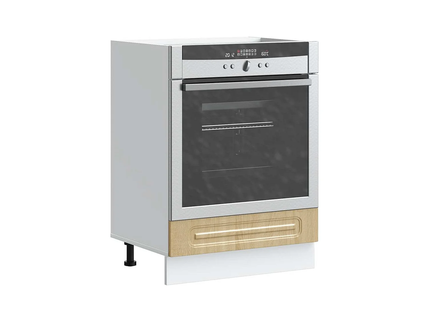 Armoire à four Kalmar chêne sonoma bois d'ingénierie