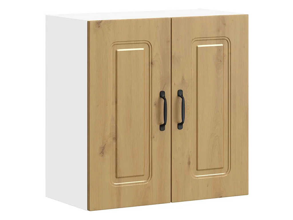 Armoire murale cuisine Kalmar chêne artisanal bois d'ingénierie