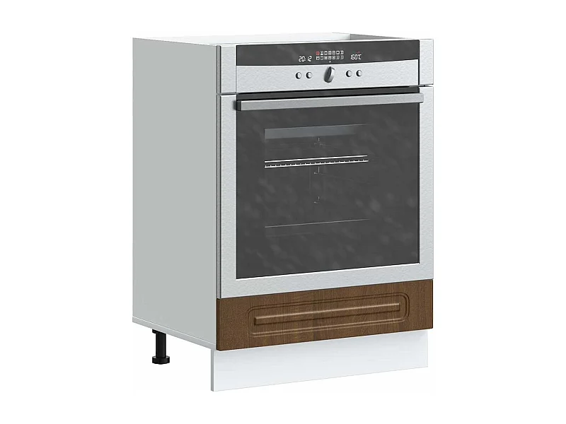 Mueble de horno Kalmar marrón roble madera reconstituida