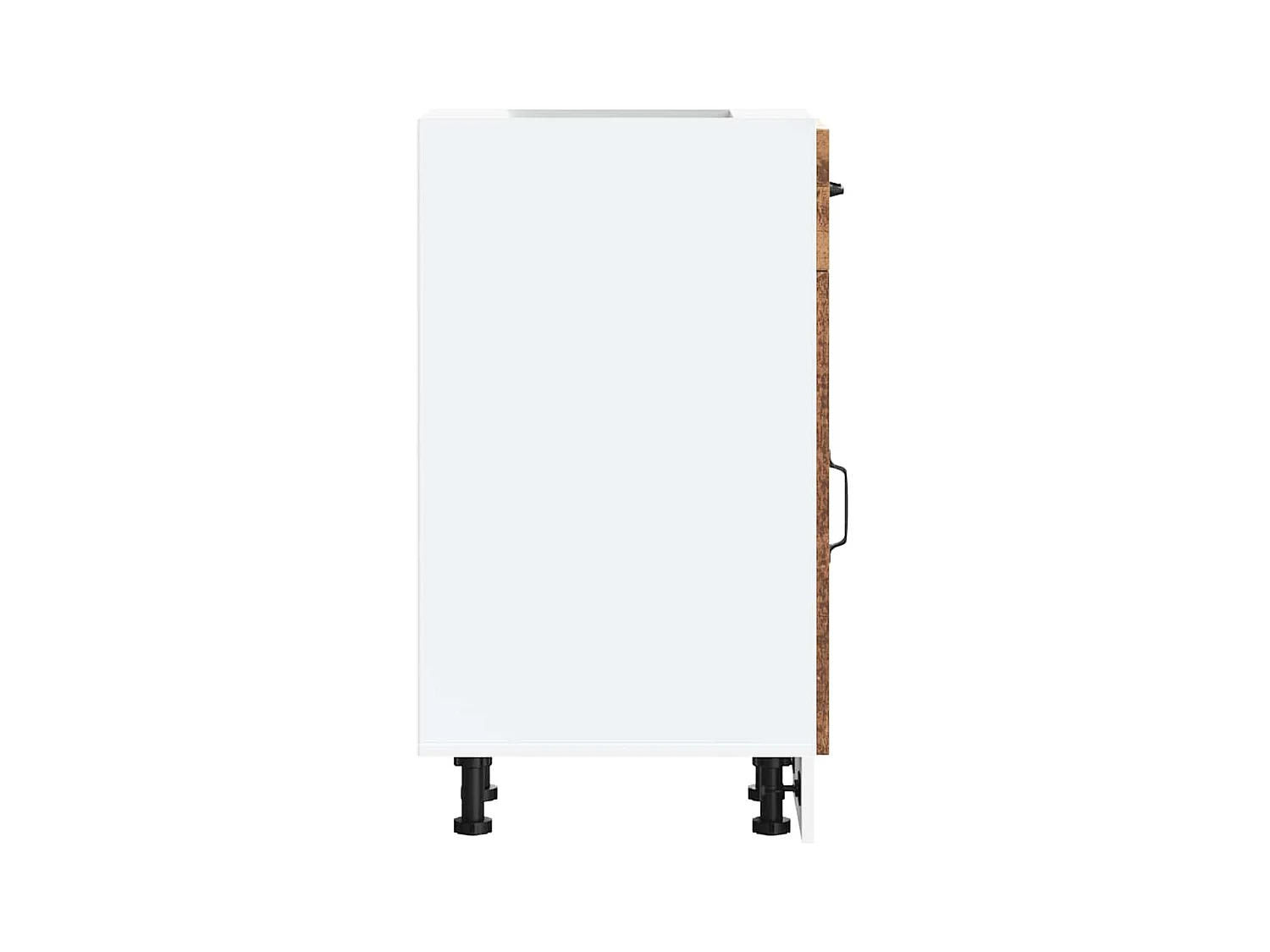 Küchenunterschrank Porto Altholz-Optik Holzwerkstoff