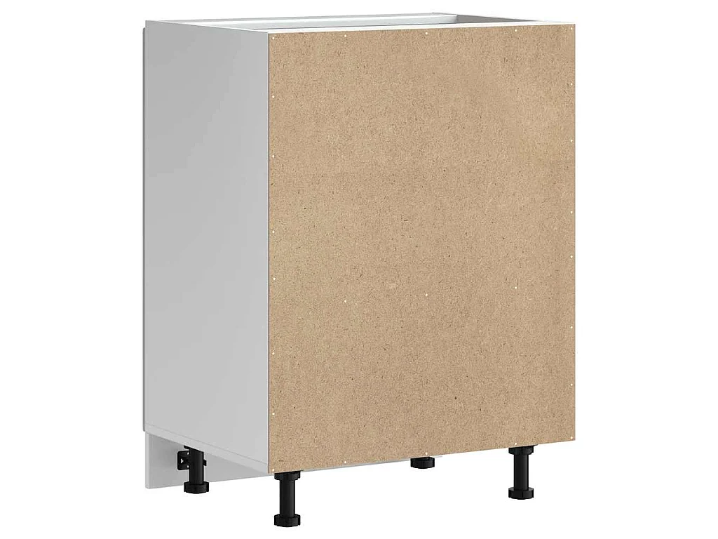Meuble bas pour évier Kalmar gris béton bois d'ingénierie