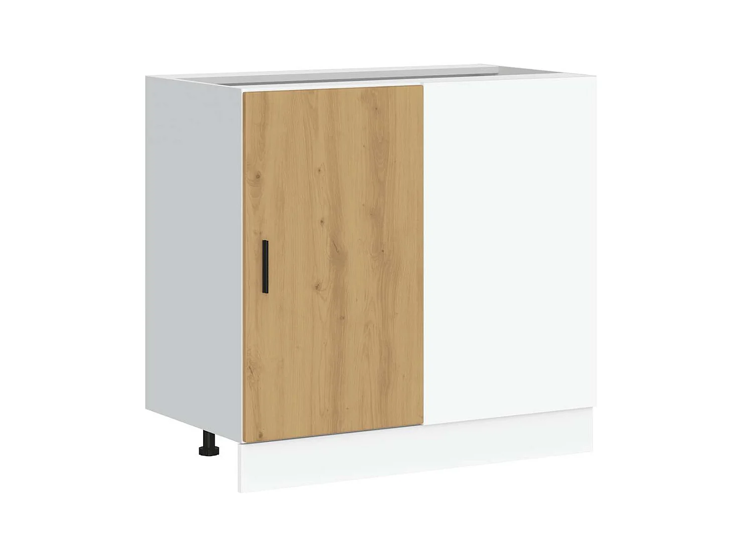 Küchenunterschrank Lyon Artisan-Eiche Holzwerkstoff