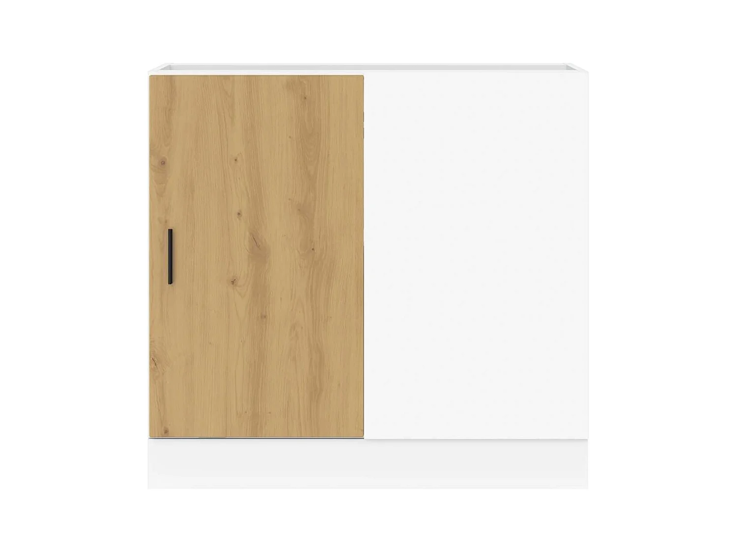 Küchenunterschrank Lyon Artisan-Eiche Holzwerkstoff