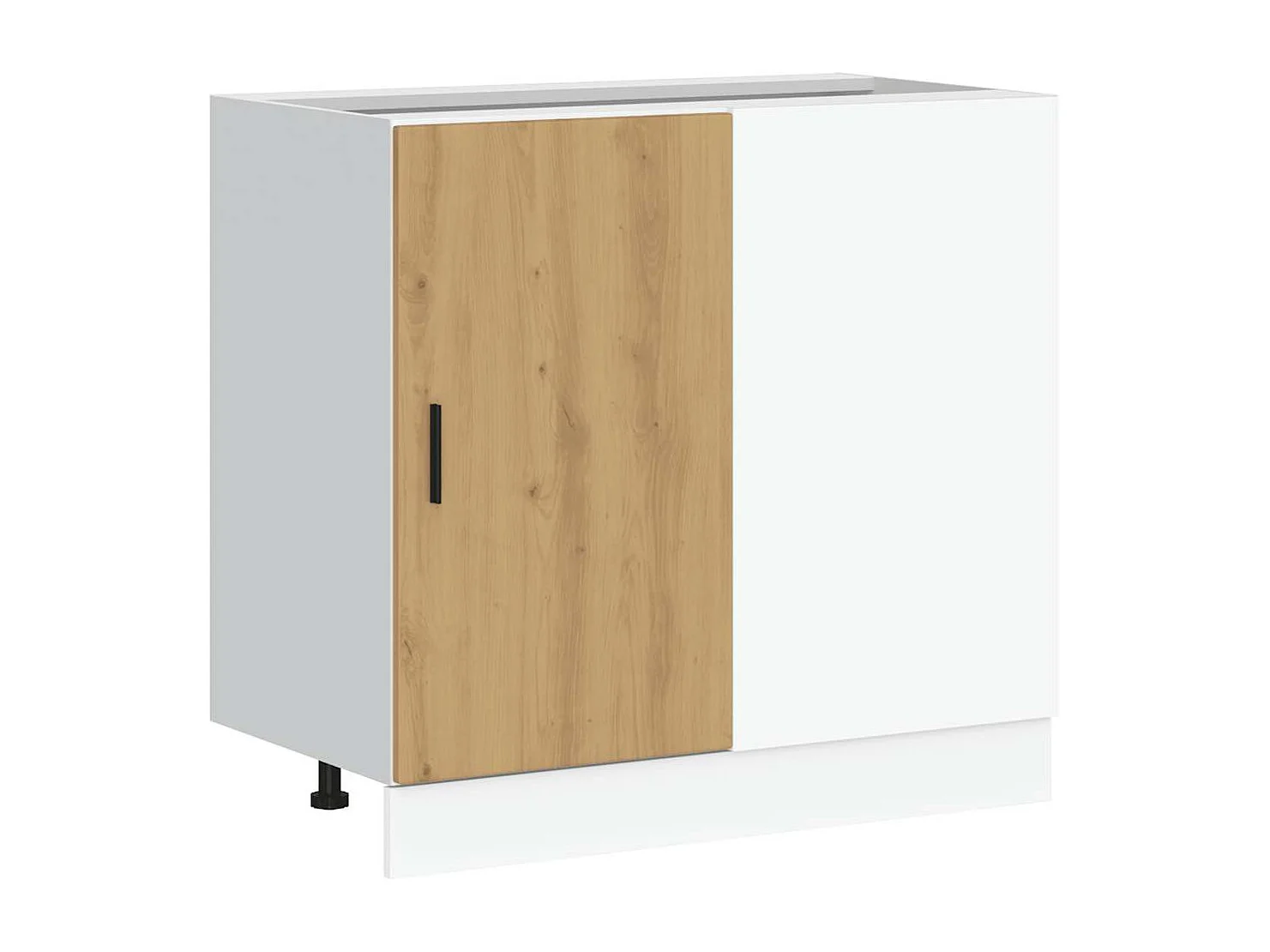 Meuble sous évier "Lyon" Chêne artisanal Bois d'ingénierie