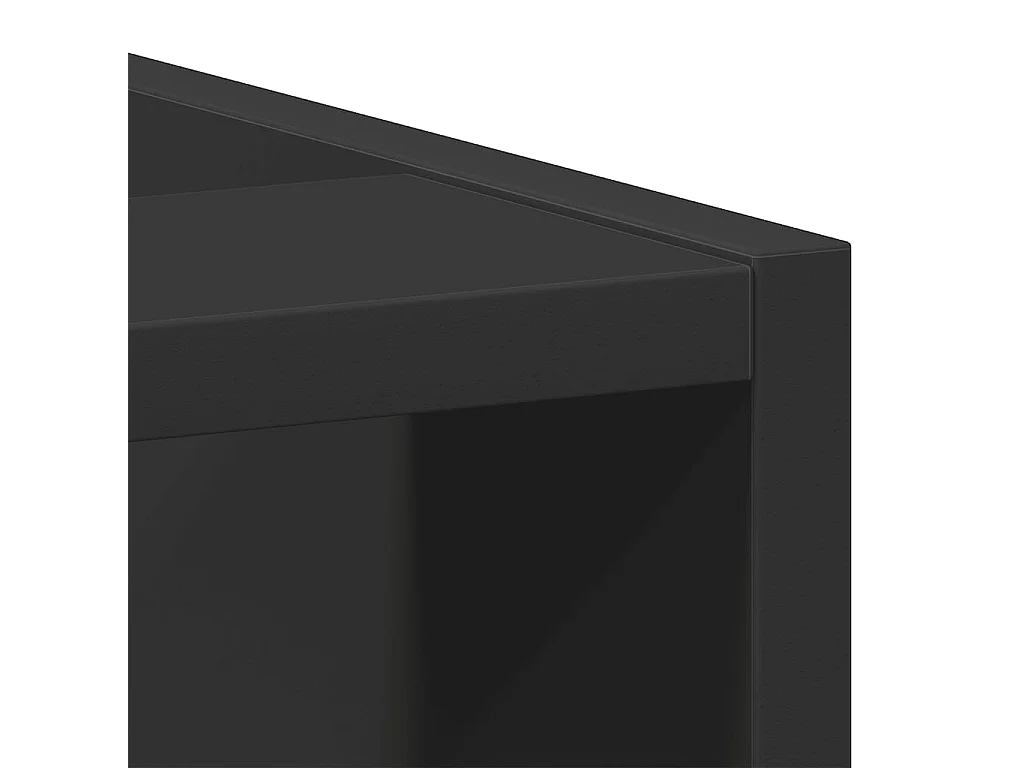 Meuble bas "Riga" Noir 40 x 44,5 x 81,5 cm Bois d'ingénierie