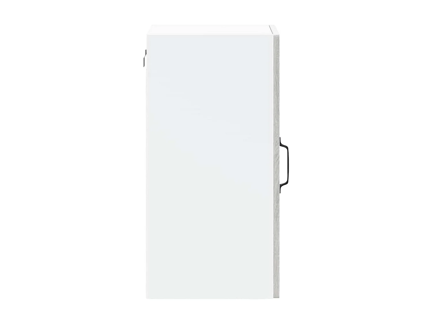 Armoire murale de cuisine avec porte vitrée "Kalmar" Bois d'ingénierie gris Sonoma