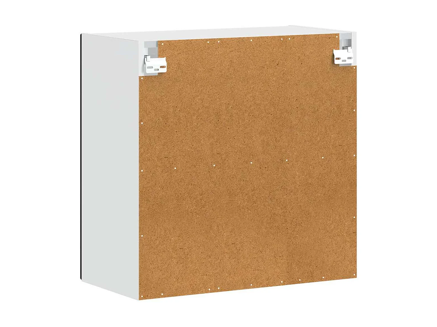 Armoire murale de cuisine avec porte en verre Porto noir