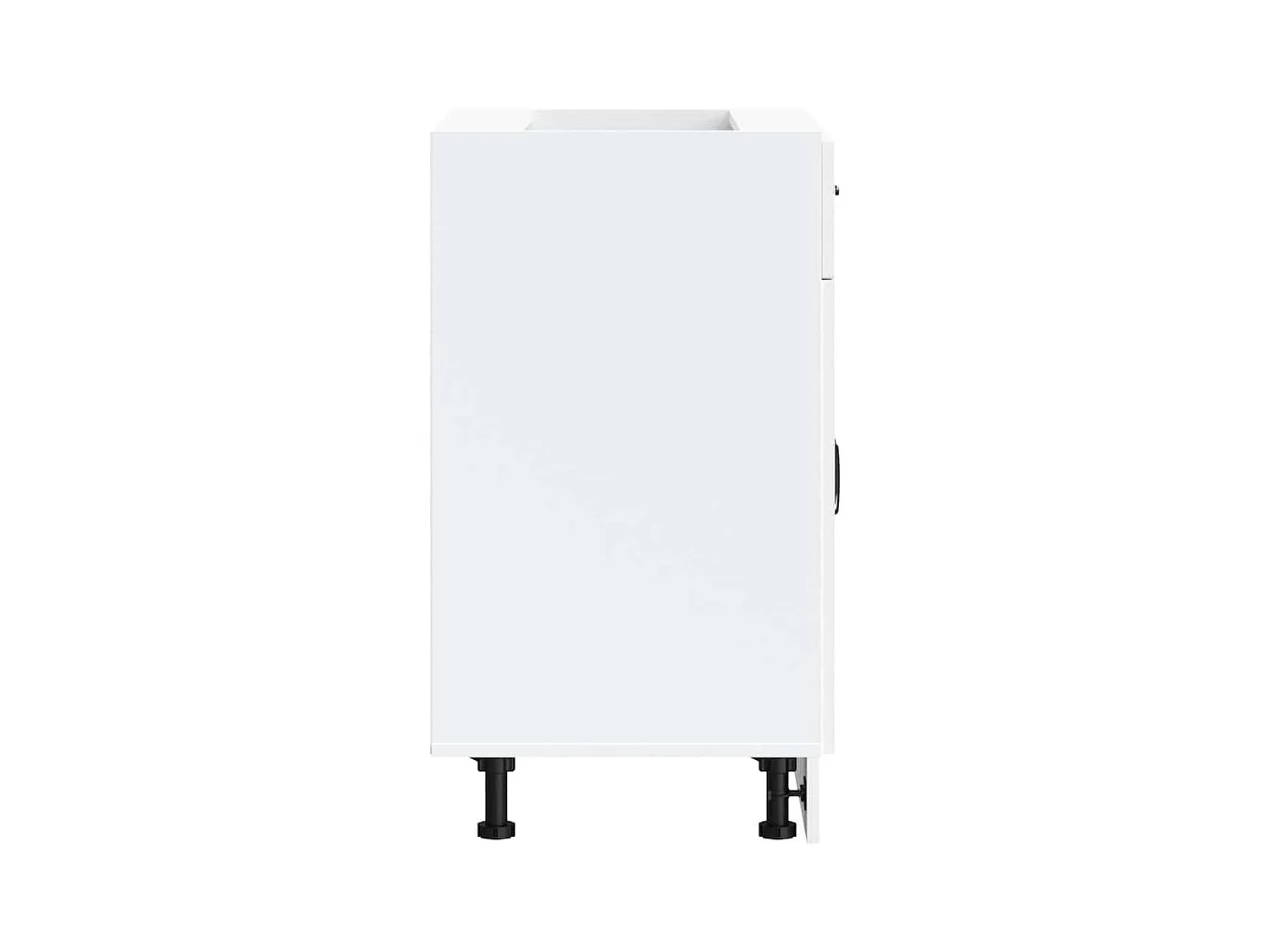 Armoire de cuisine Kalmar blanc bois d'ingénierie