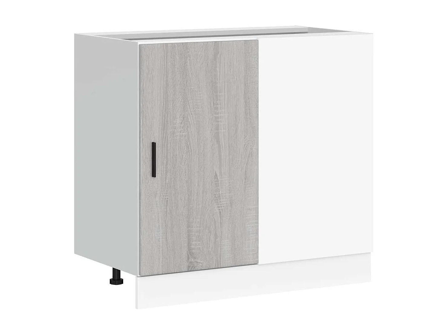 Meuble sous évier "Lyon" en bois d'ingénierie Sonoma gris