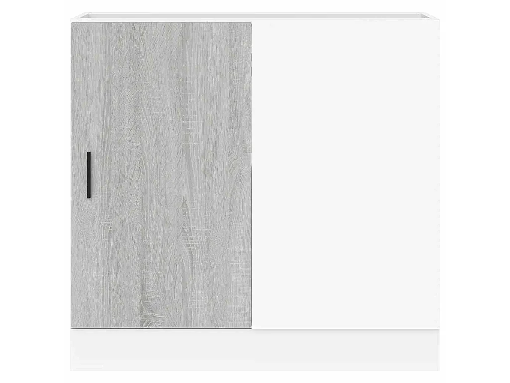Mueble bajo para fregadero "Lyon" de madera de ingeniería Sonoma gris