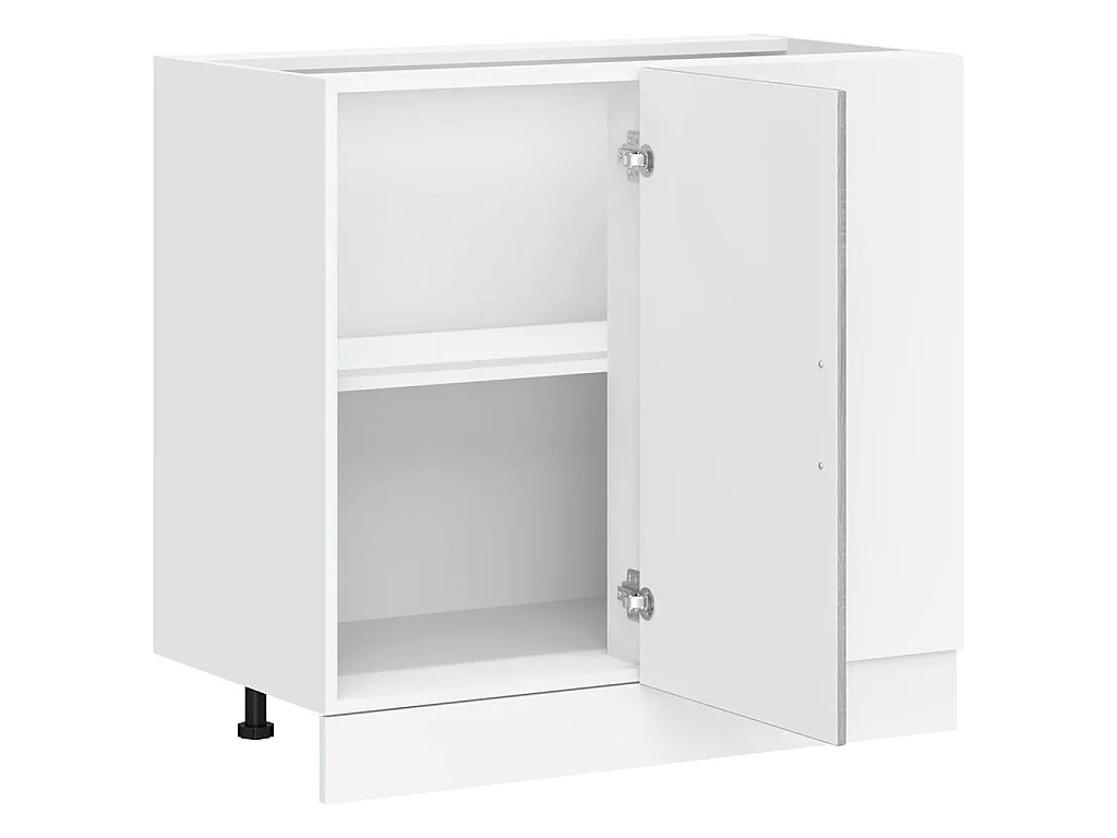 Mueble bajo para fregadero "Lyon" de madera de ingeniería Sonoma gris