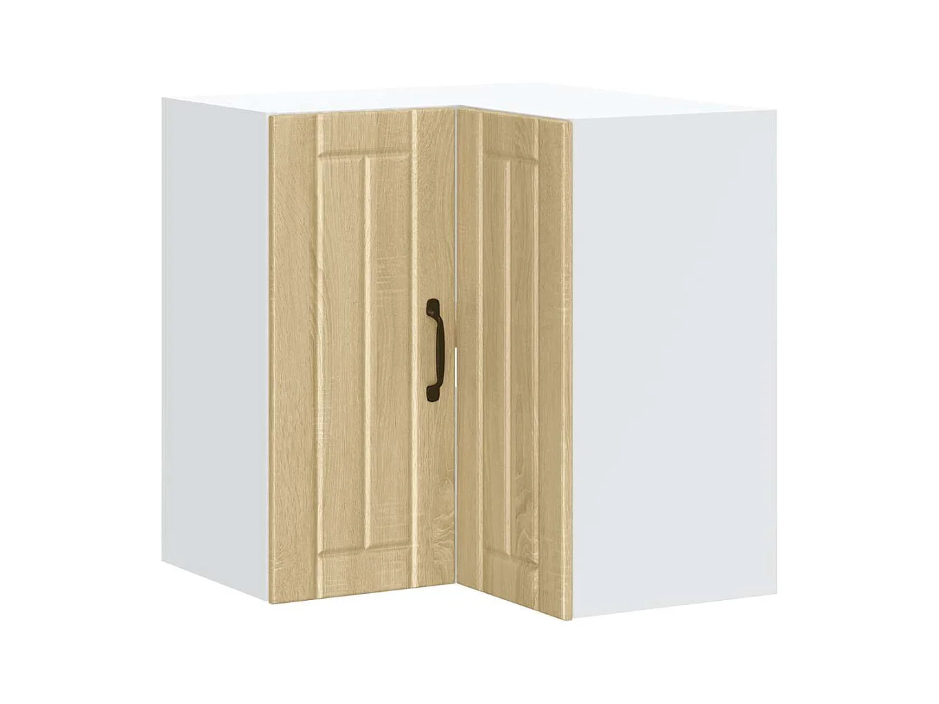 Keukenwandhoekkast Lucca bewerkt hout sonoma eikenkleurig