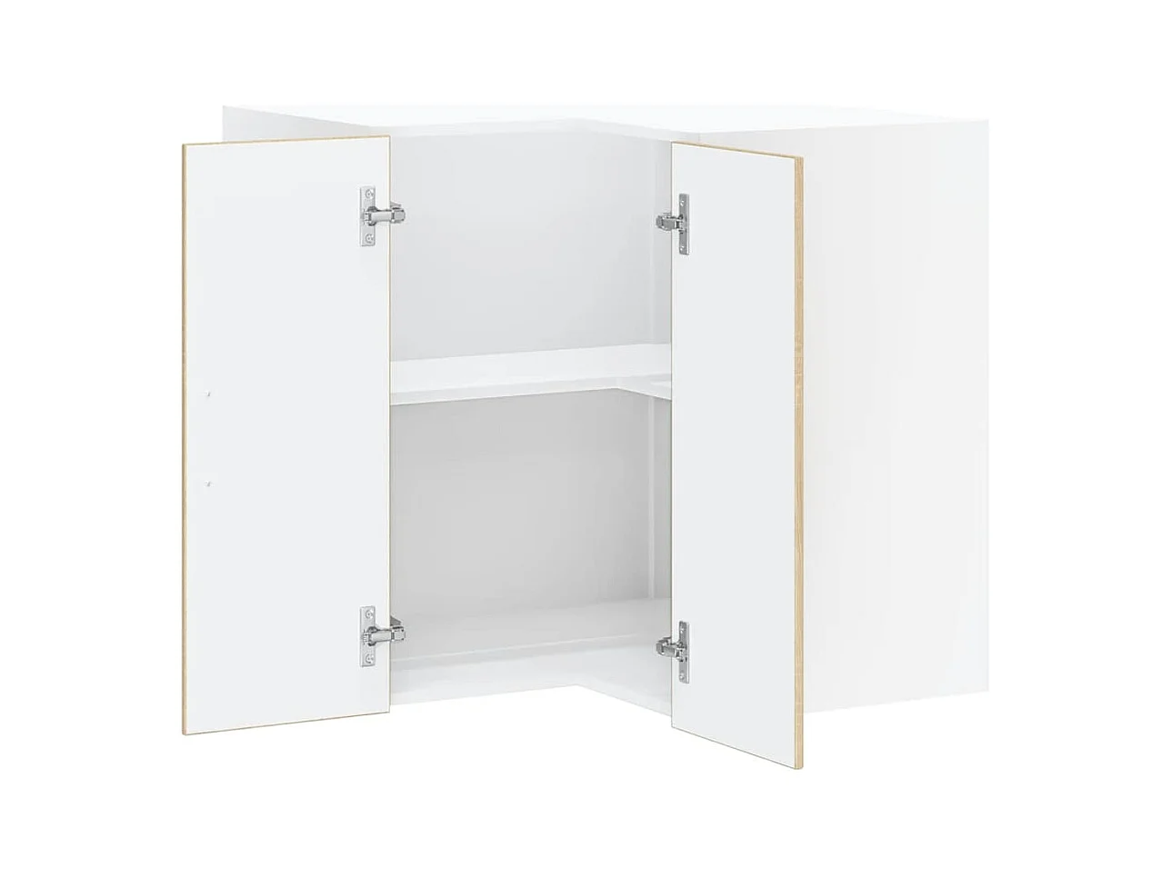 Keukenwandhoekkast Lucca bewerkt hout sonoma eikenkleurig