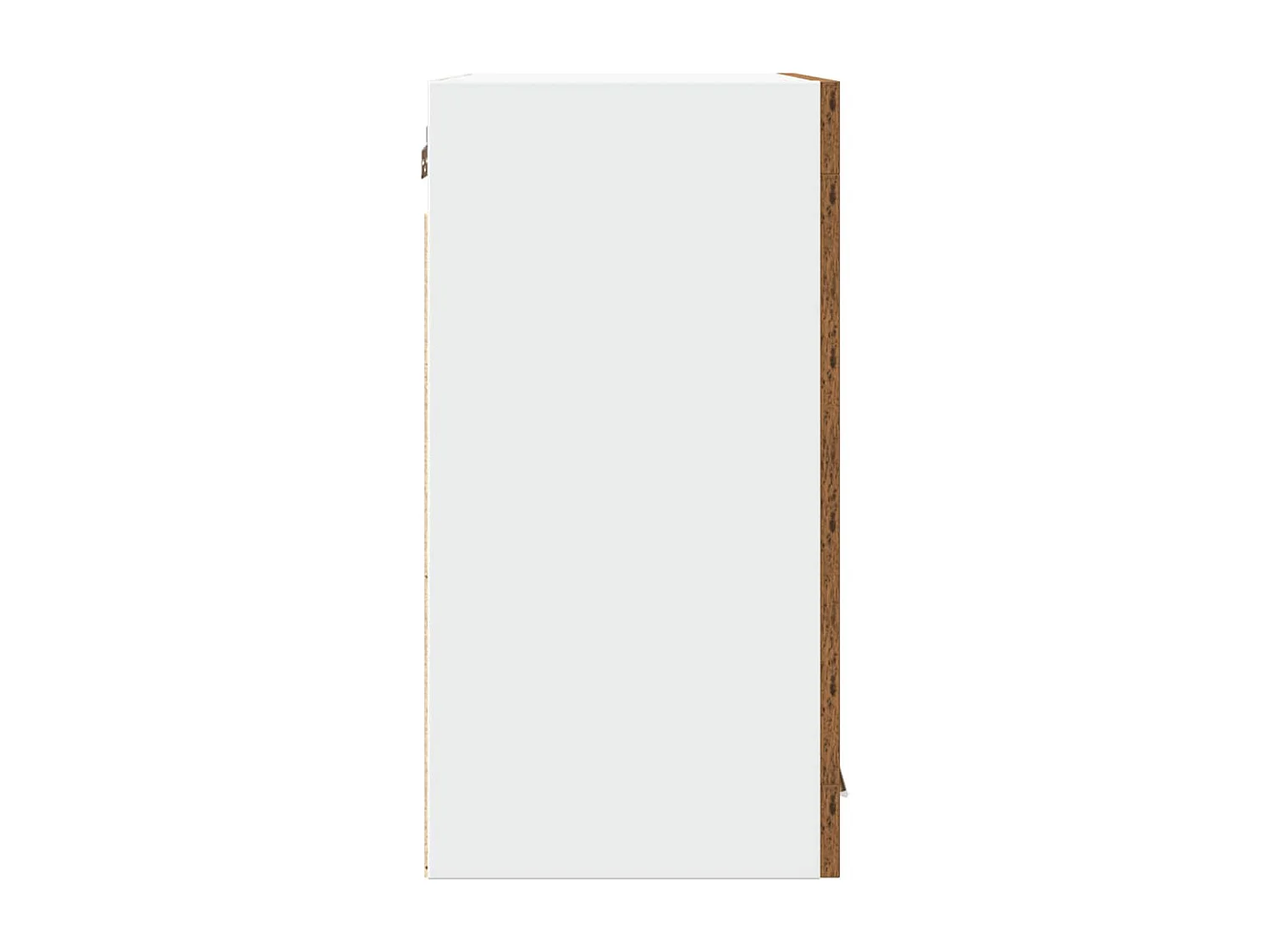 Armoire murale de cuisine "Lyon" avec porte vitrée Bois ancien 60 x 31 x 60 cm