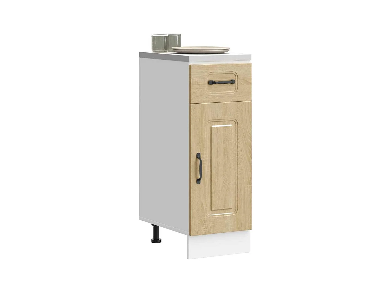 Armoire de cuisine Kalmar chêne sonoma bois d'ingénierie