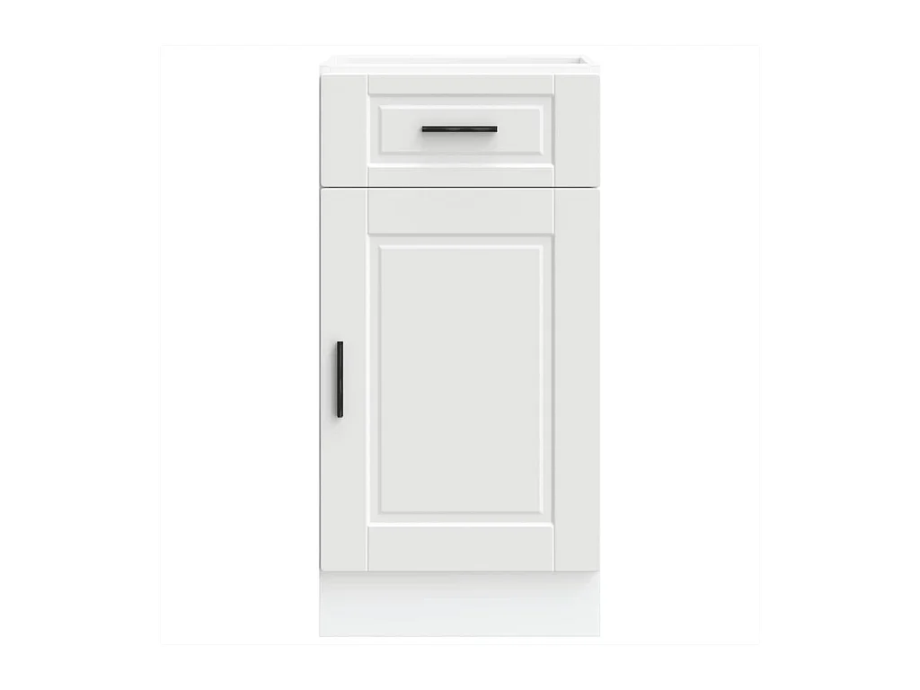 Armoire de cuisine Porto blanc bois d'ingénierie
