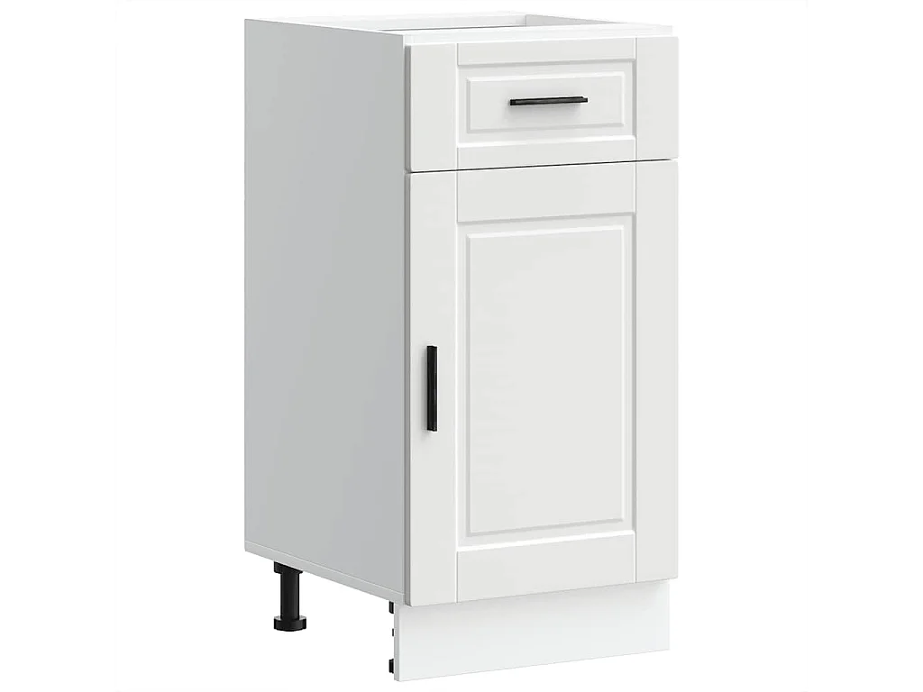 Armoire de cuisine Porto blanc bois d'ingénierie