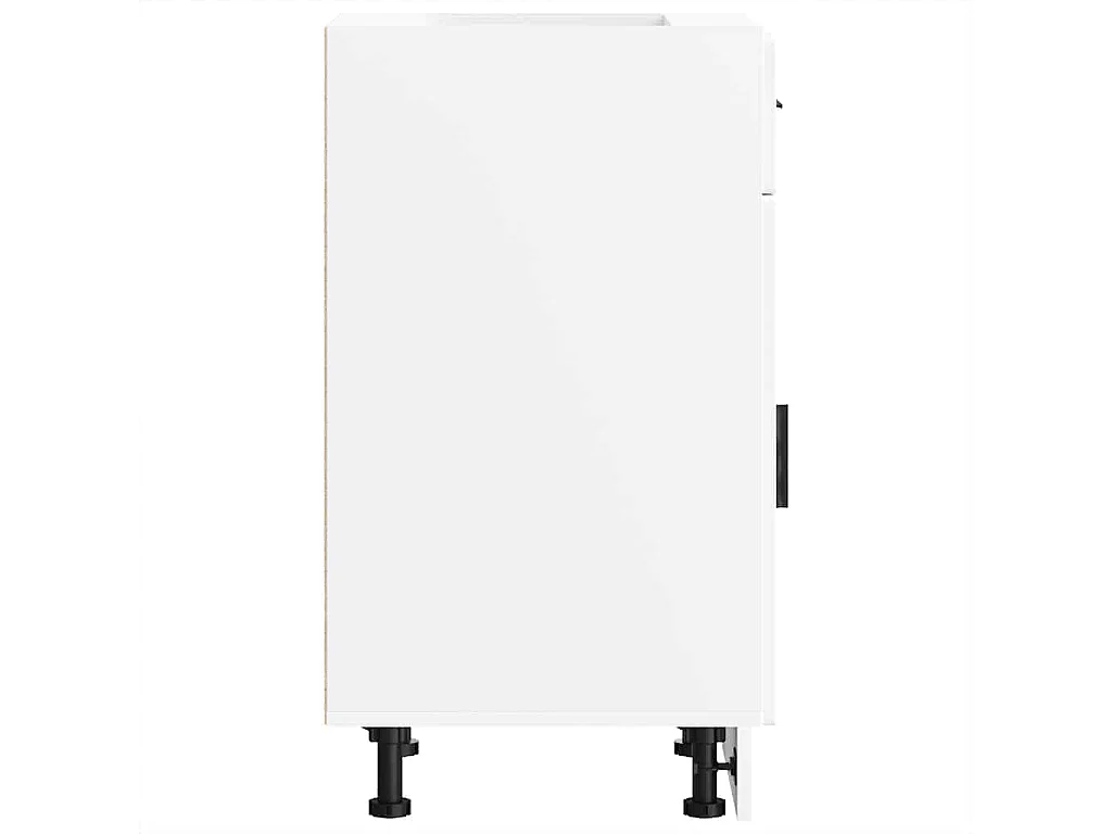 Armoire de cuisine Porto blanc bois d'ingénierie